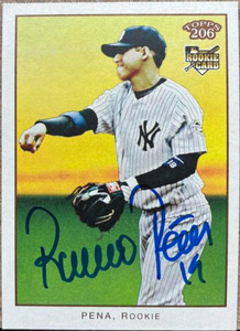 Ramiro Pena Autographed 2009 Topps 206 #100