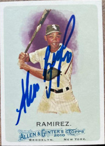 Alexei Ramirez Autographed 2010 Topps Allen & Ginter #87