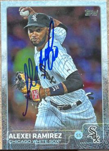Alexei Ramirez Autographed 2015 Topps Limited #65