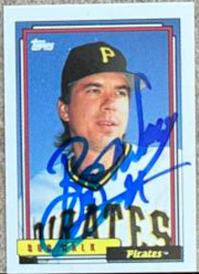 Bob Walk Autographed 1992 Topps Micro #486