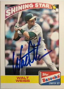 Walt Weiss Autographed 1989 Topps Toys R Us Rookies #32 - Under the Radar  Sports