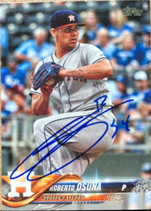 Roberto Osuna Autographed 2018 Topps Update #US203
