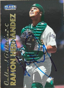 Ramon Hernandez Autographed 1999 Fleer Tradition Update #U-11