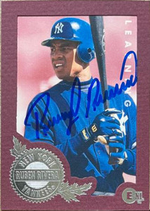 Ruben Rivera Autographed 1996 E-Motion XL #95