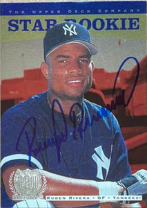 Ruben Rivera Autographed 1996 Upper Deck #230 Ruben Rivera Autographed 1996 Upper Deck #230