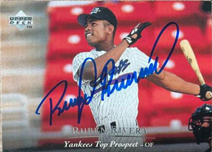 Ruben Rivera Autographed 1995 Upper Deck Minors #8