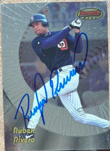Ruben Rivera Autographed 1998 Bowman's Best #138 Ruben Rivera Autographed 1998 Bowman's Best #138