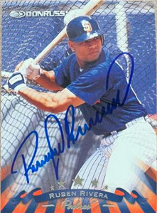 Ruben Rivera Autographed 1998 Donruss #143