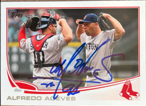 Alfredo Aceves Autographed 2013 Topps Mini #91 Alfredo Aceves Autographed 2013 Topps Mini #91