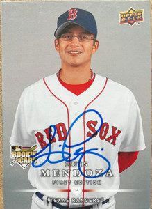 Luis Mendoza Autographed 2008 Upper Deck - First Edition #278 Luis Mendoza Autographed 2008 Upper Deck - First Edition #278