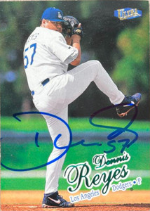 Dennis Reyes Autographed 1998 Fleer Ultra #266