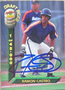Ramon Castro Autographed 1994 Signature Rookies Draft Picks #17