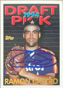 Ramon Castro Autographed 1995 Topps #313