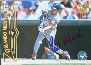 Orlando Merced Autographed 1998 Pacific #224
