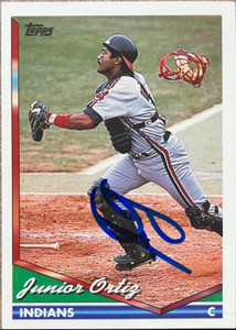 Junior Ortiz Autographed 1994 Topps #423