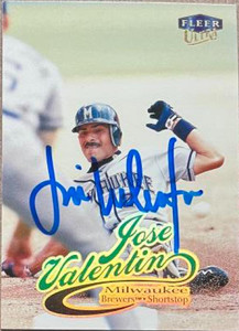 Jose Valentin Autographed 1999 Fleer Ultra #102