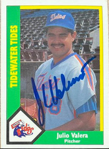 Julio Valera Autographed 1990 CMC #13