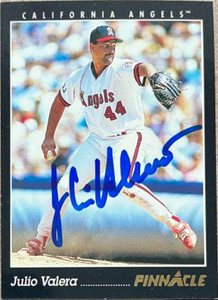 Julio Valera Autographed 1993 Pinnacle #139