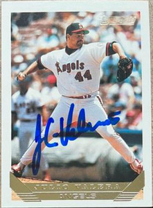 Julio Valera Autographed 1993 Topps Gold #374