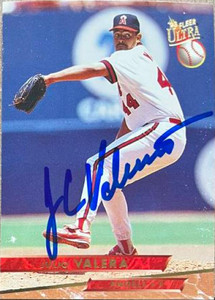 Julio Valera Autographed 1993 Fleer Ultra #169