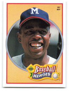 1991 Upper Deck Hank Aaron Heroes #20 Hank Aaron NM-MT Milwaukee Braves 
