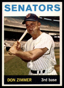 1964 Topps #134 Don Zimmer VG Washington Senators 