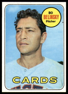1969 Topps #366 Bo Belinsky VG St. Louis Cardinals 
