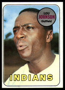 1969 Topps #367 Lou Johnson VG Cleveland Indians 