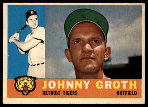 1960 Topps #171 Johnny Groth VG Detroit Tigers 