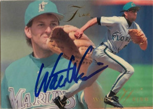 SOLD 6070 Walt Weiss Autographed 1993 Flair #55