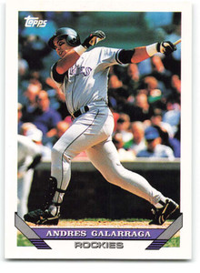 Andres Galarraga Colorado Rockies 3-Card Plaque