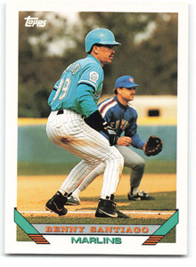 Benito Santiago 1995 Topps #160 Florida Marlins Baseball Card