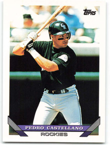 1993 Topps Traded #69T Pedro Castellano NM-MT Colorado Rockies 