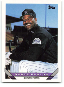 1993 Topps Traded #126T Daryl Boston NM-MT Colorado Rockies 