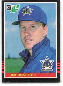 1985 Donruss/Leaf #85 Jim Beattie VG Seattle Mariners 