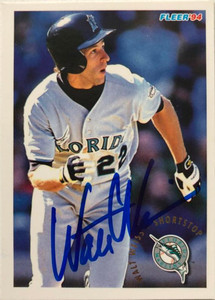 Walt Weiss Autographed 1994 Fleer #480