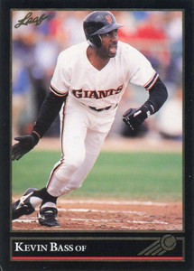 1992 Leaf Black Gold #76 Kevin Bass NM-MT  San Francisco Giants 