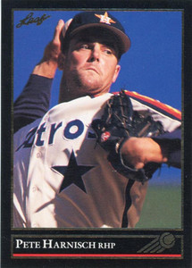 1992 Leaf Black Gold #77 Pete Harnisch NM-MT  Houston Astros 