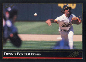 1992 Leaf Black Gold #100 Dennis Eckersley NM-MT  Oakland Athletics 