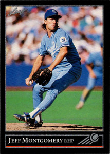 1992 Leaf Black Gold #136 Jeff Montgomery NM-MT  Kansas City Royals 