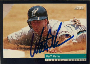 Walt Weiss Autographed 1994 Score #98