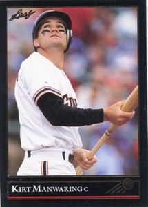 1992 Leaf Black Gold #208 Kirt Manwaring NM-MT  San Francisco Giants 