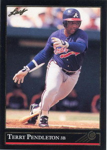 1992 Leaf Black Gold #245 Terry Pendleton NM-MT  Atlanta Braves 