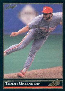 1992 Leaf Black Gold #292 Tommy Greene NM-MT  Philadelphia Phillies 
