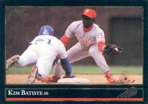 1992 Leaf Black Gold #421 Kim Batiste NM-MT  Philadelphia Phillies 