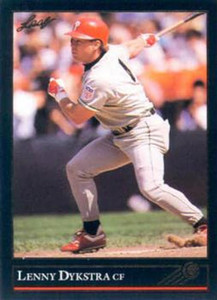 1992 Leaf Black Gold #504 Lenny Dykstra NM-MT  Philadelphia Phillies 