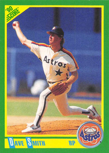 1990 Score #45 Dave Smith VG Houston Astros 