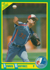 1990 Score #47 Dennis Martinez VG Montreal Expos 
