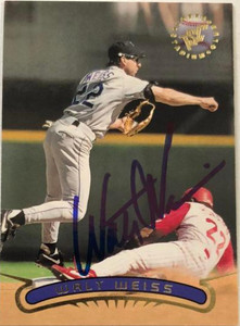 Walt Weiss Autographed 1996 Stadium Club #166