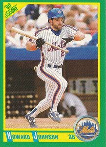 1990 Topps #399 Howard Johnson AS VG New York Mets - Under the Radar Sports